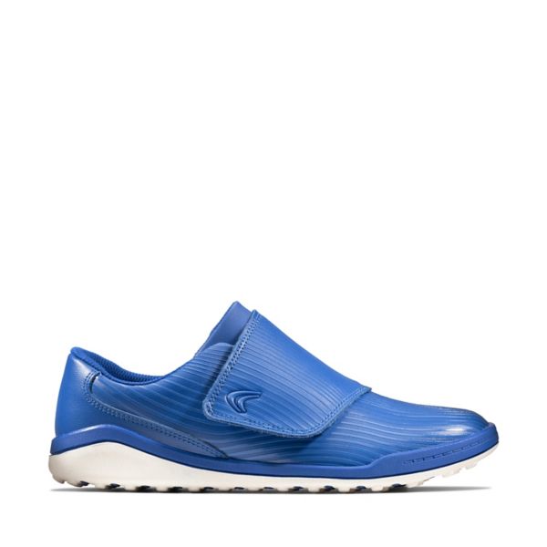Clarks Girls Circuit Swift Youth Trainers Blue | CA-7306219